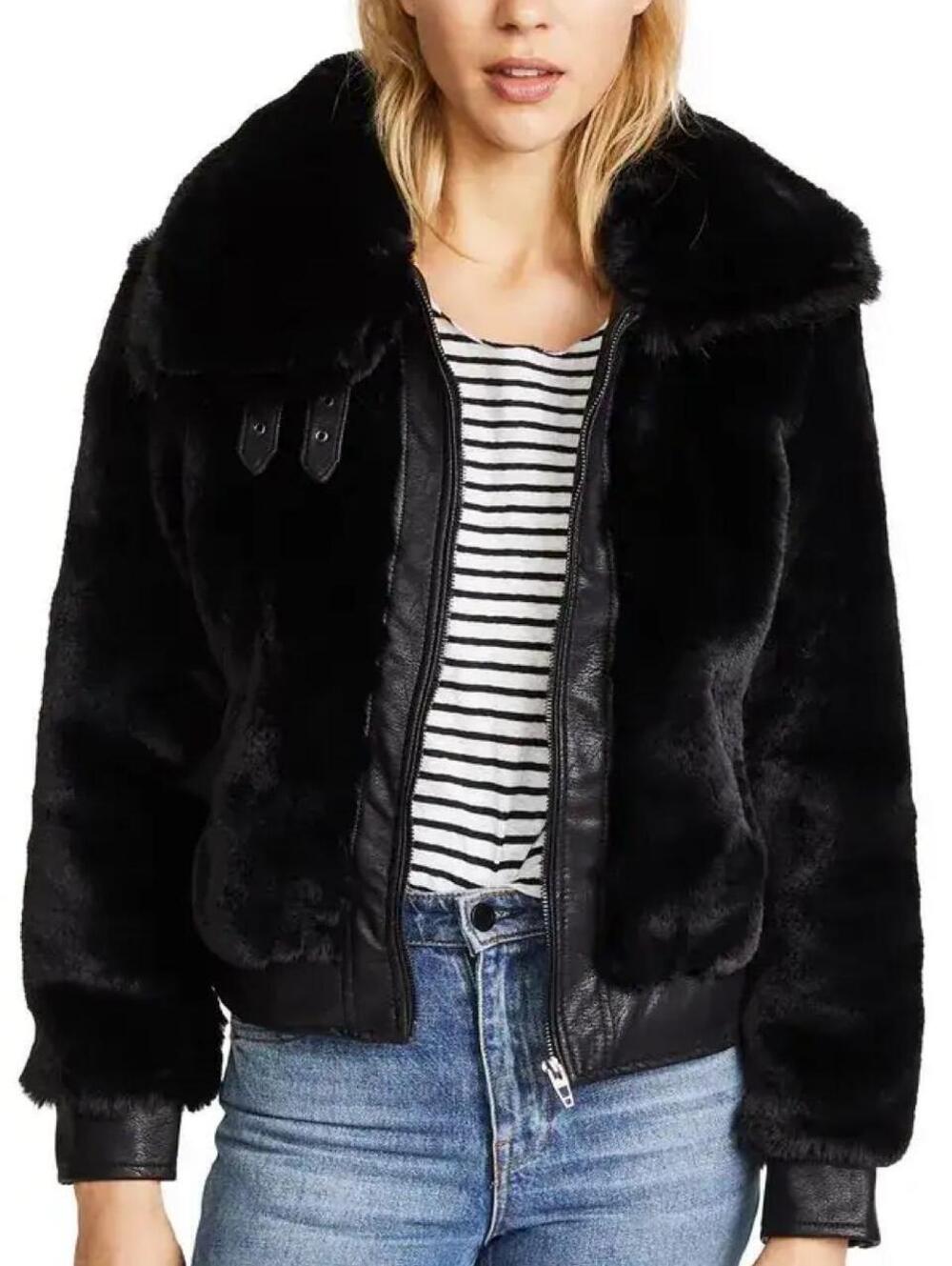 The BLANKNYC faux fur noise coat